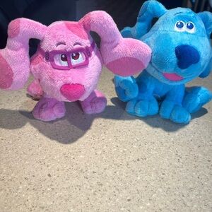Nickelodeon Blue’s Clues & You! BLUE & MAGENTA Plush 6